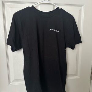 Black Short Sleeve SpaceX Men's Tee